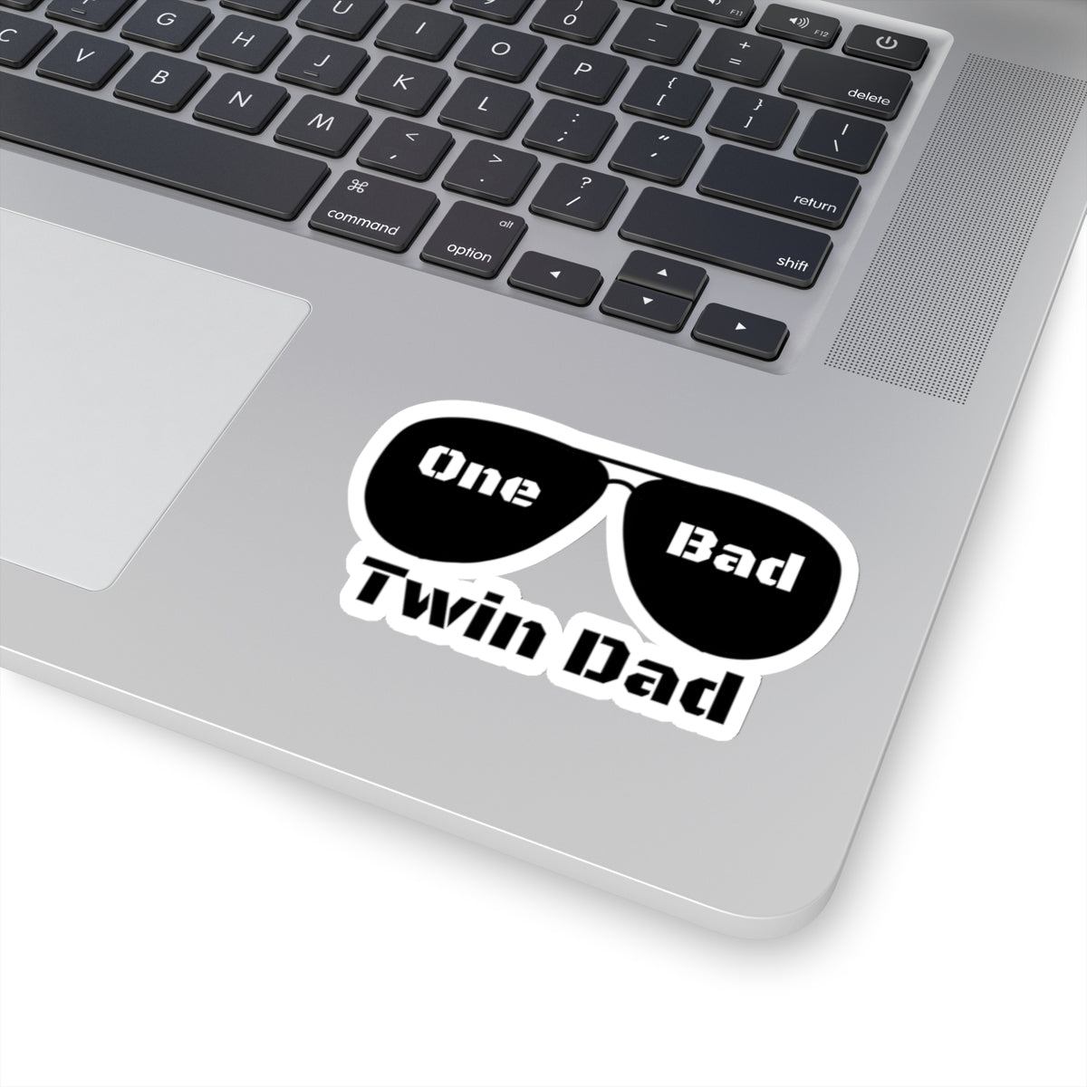 One Bad Twin Dad Sticker