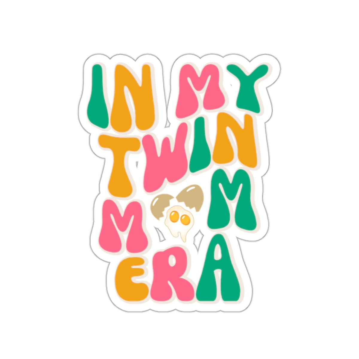 Twin Mom Era Bright Stickers