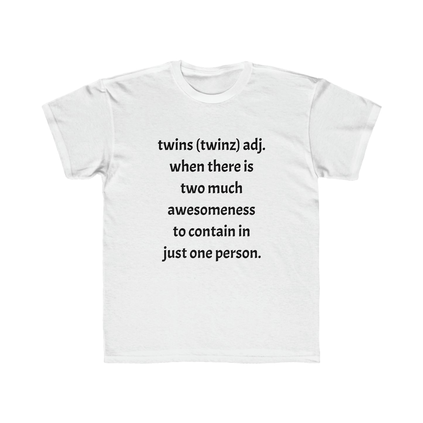 Kids Twin Definition Tee