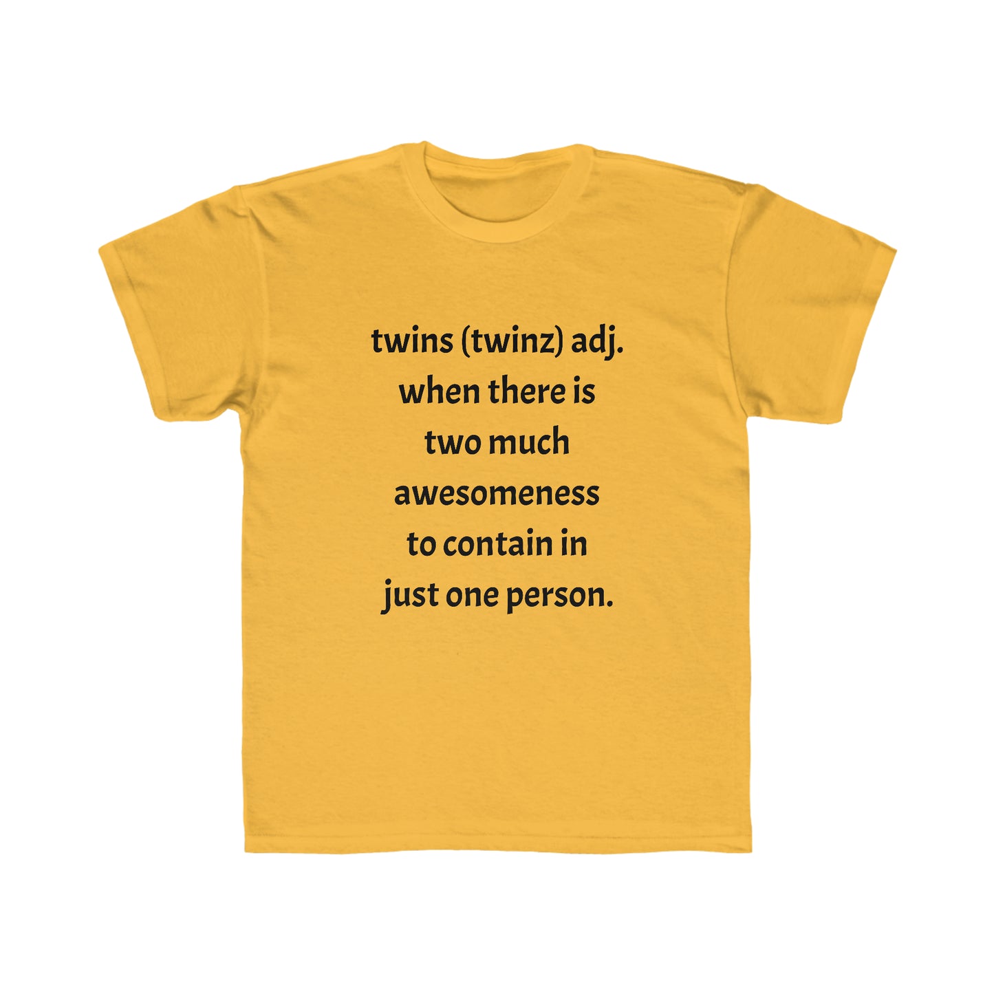 Kids Twin Definition Tee