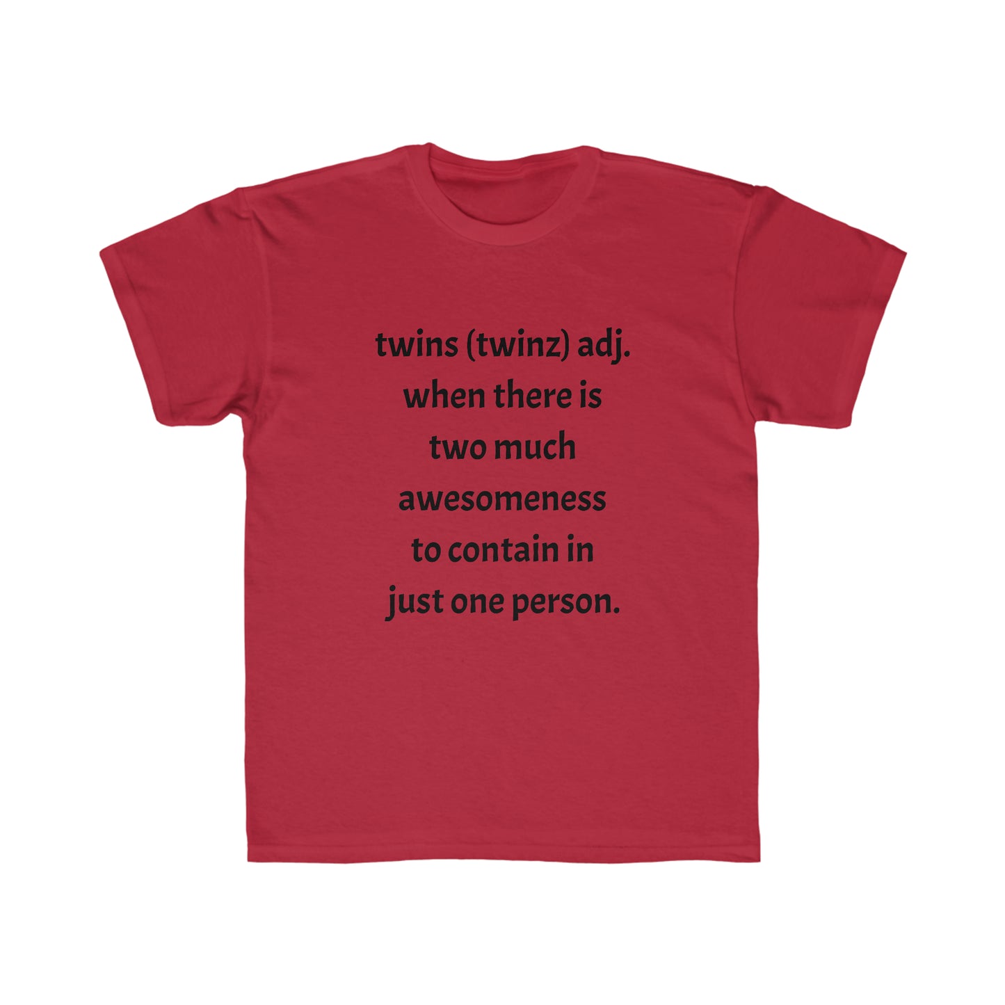 Kids Twin Definition Tee