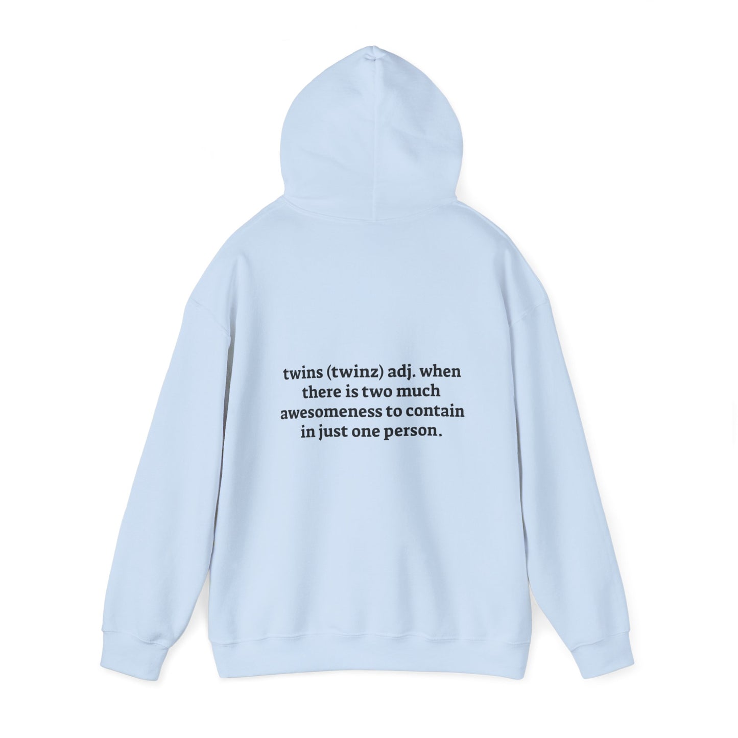 Twin Definition Unisex Hooded Sweatshirt