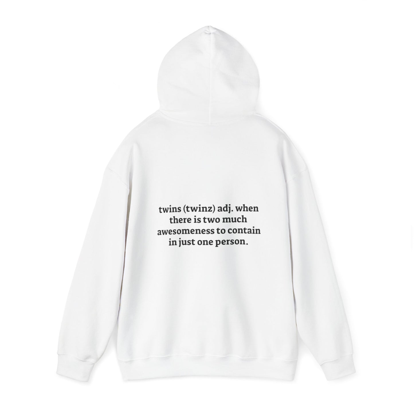 Twin Definition Unisex Hooded Sweatshirt