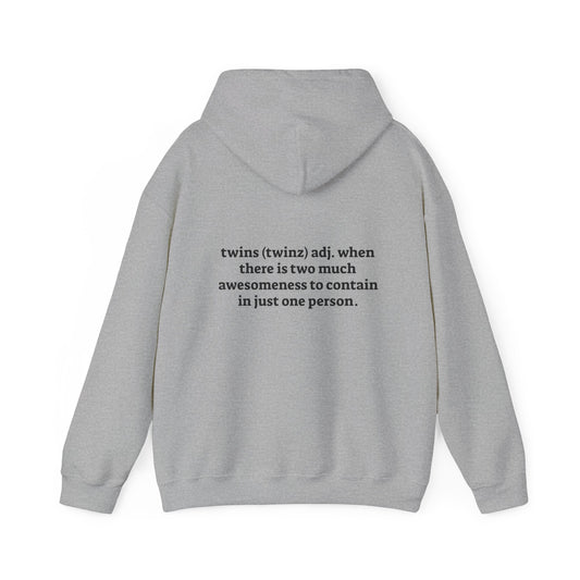 Twin Definition Unisex Hooded Sweatshirt