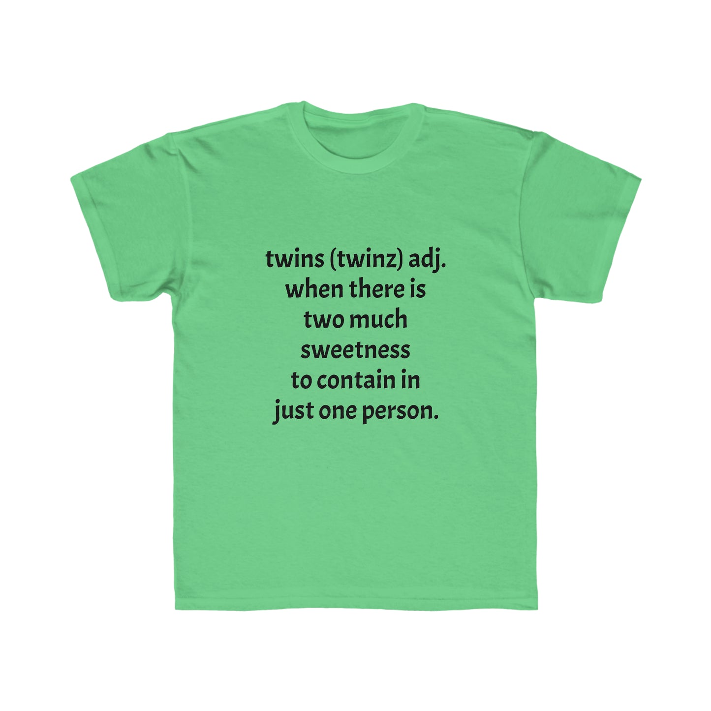 Kids Sweetness Twin Definition Tee