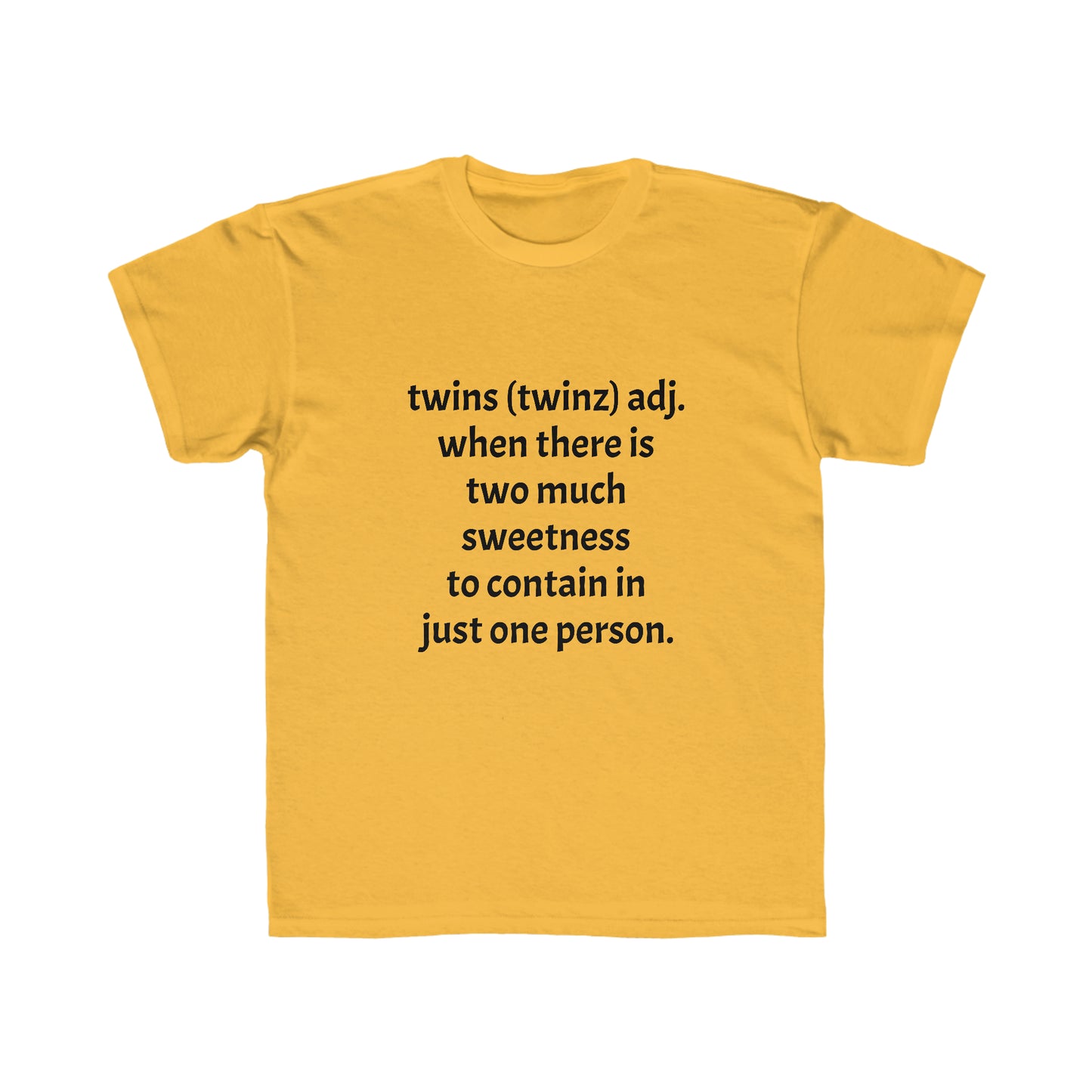 Kids Sweetness Twin Definition Tee