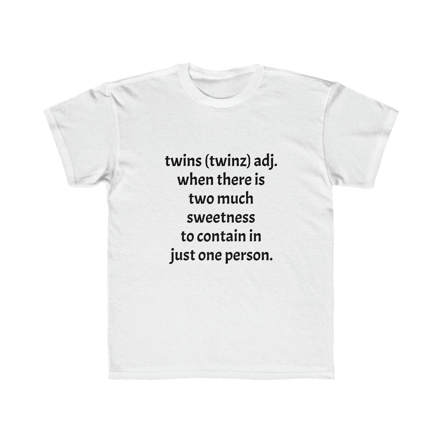 Kids Sweetness Twin Definition Tee