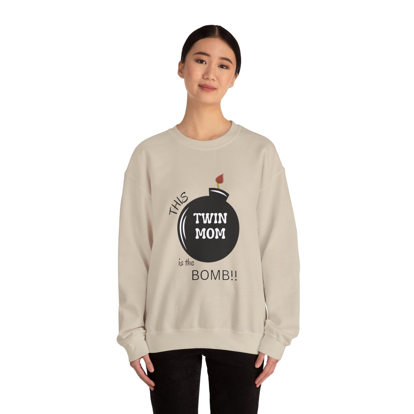 Twin Mom Bomb Sweatshirt