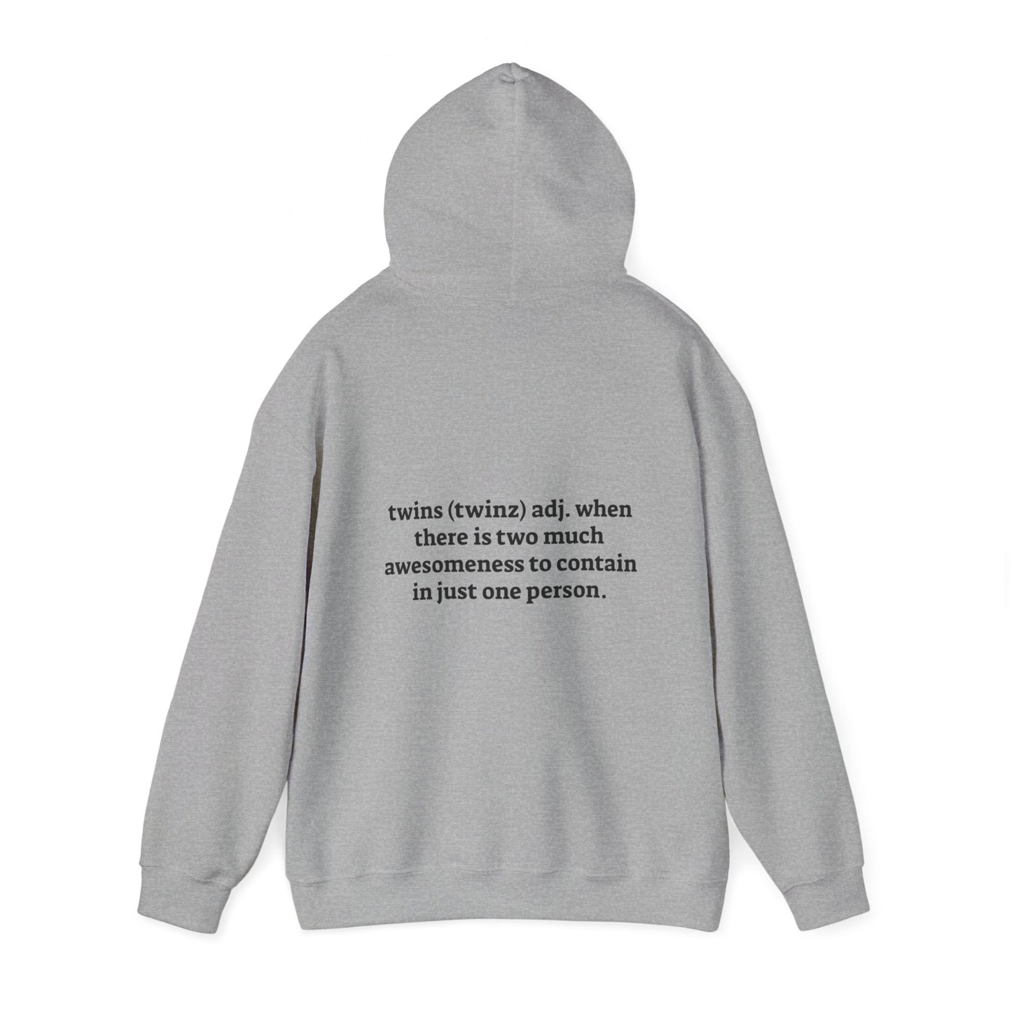 Twin Definition Unisex Hooded Sweatshirt