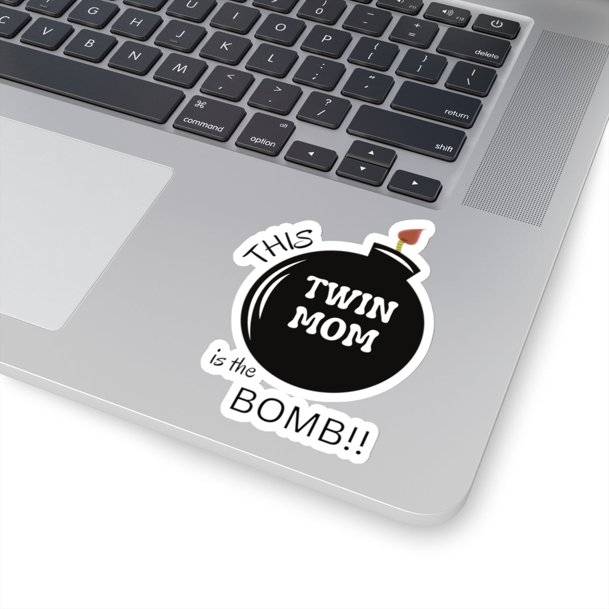 Twin Mom Bomb Stickers