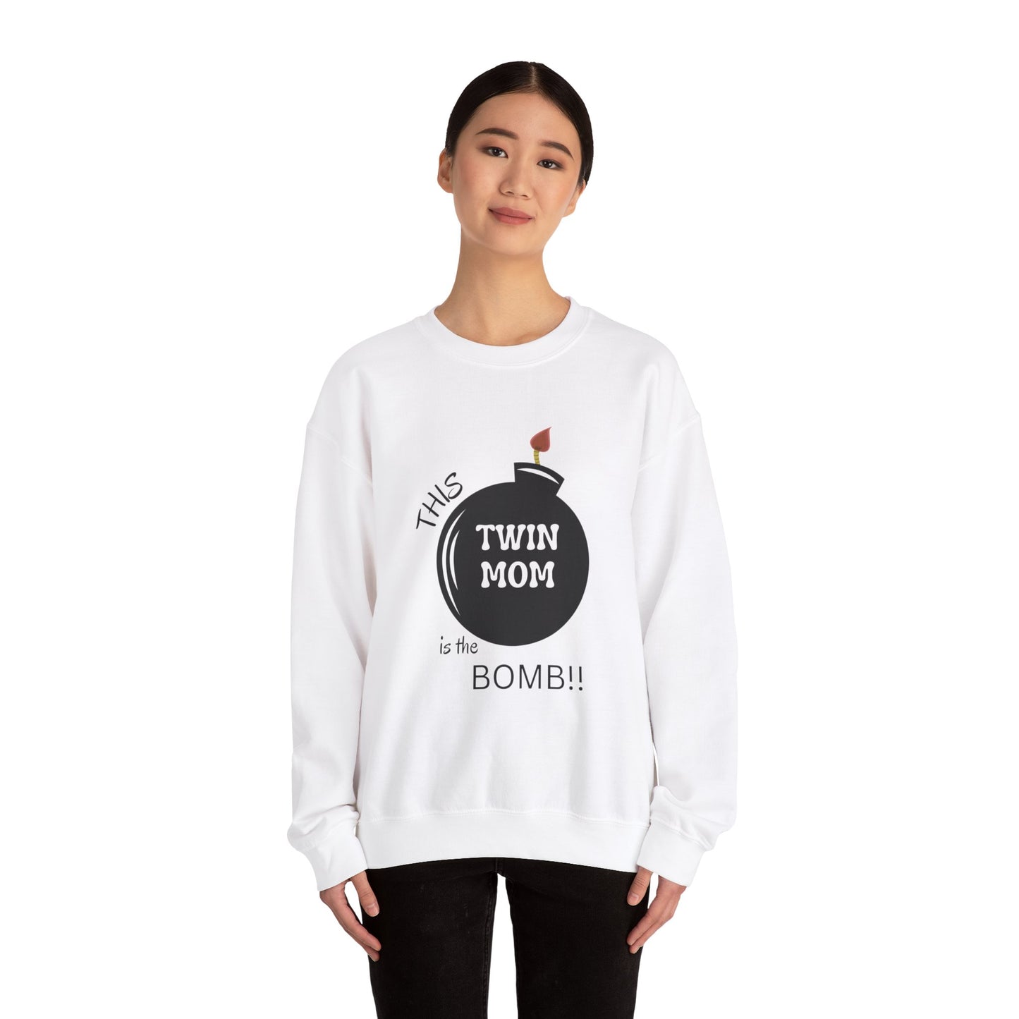 Twin Mom Bomb Sweatshirt