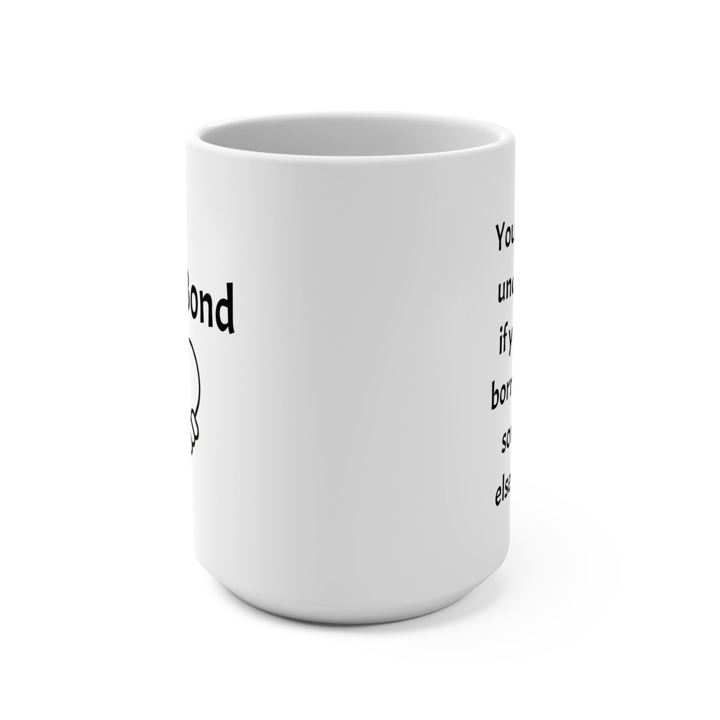 Right-handed Twin Bond Mug 15oz