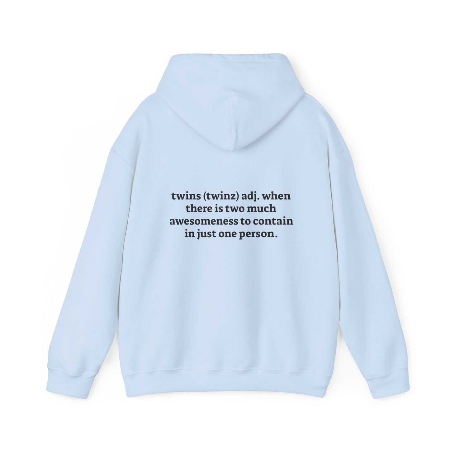 Twin Definition Unisex Hooded Sweatshirt