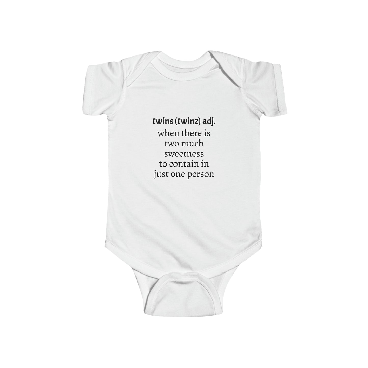 Twins Sweetness Definition Bodysuit