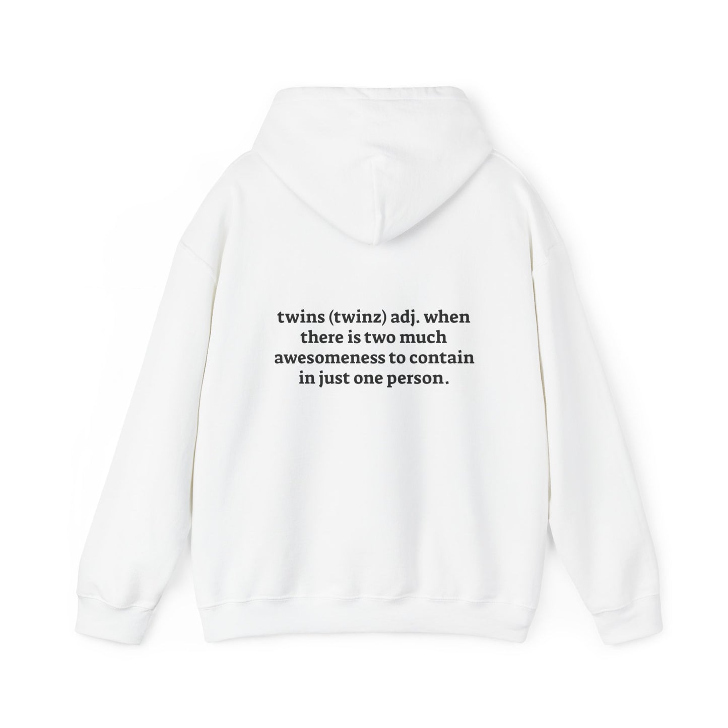 Twin Definition Unisex Hooded Sweatshirt